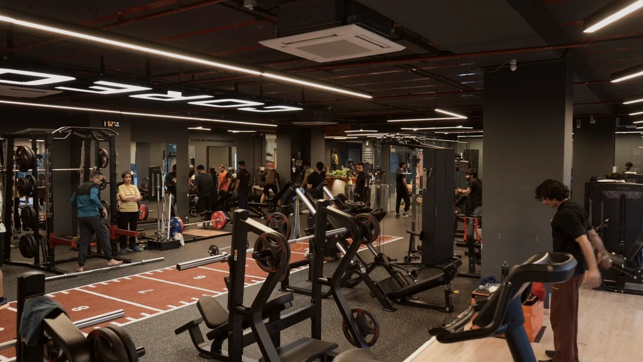 COREO strength training floor and equipment