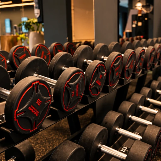 Dumbbell rack at COREO