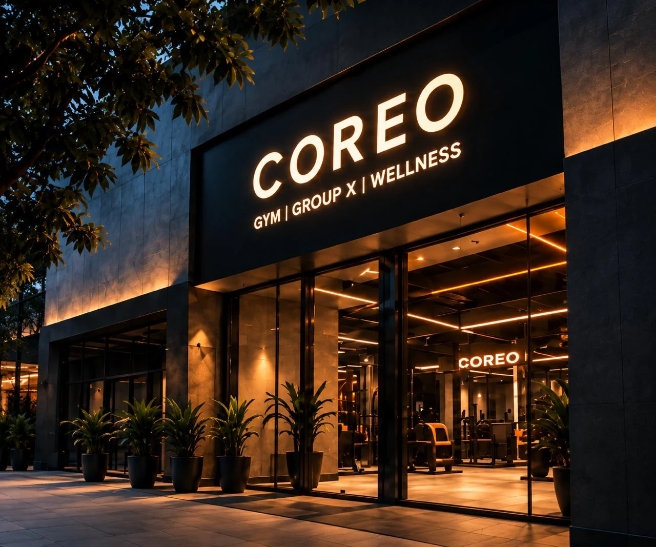 COREO gym exterior in Balewadi, Pune