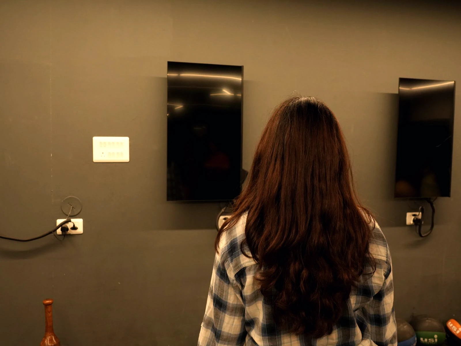 COREO member reviewing progress on a gym display